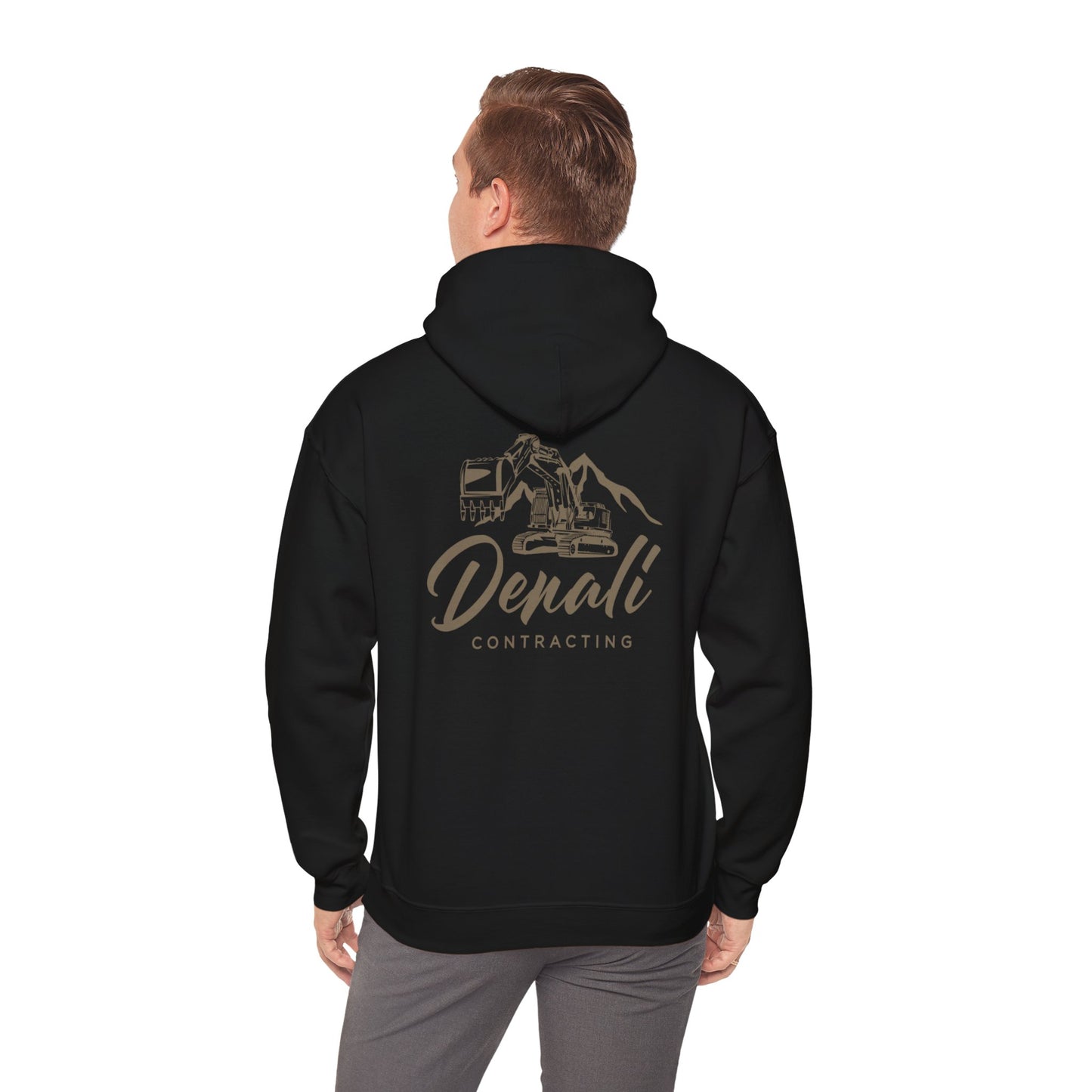 Denali Hoodie tan logo