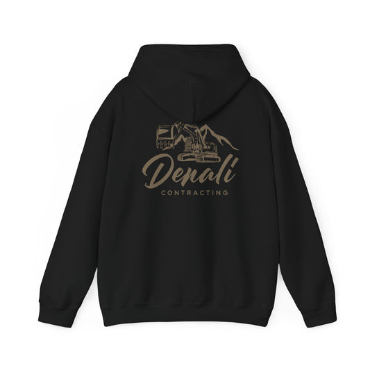 Denali Hoodie tan logo